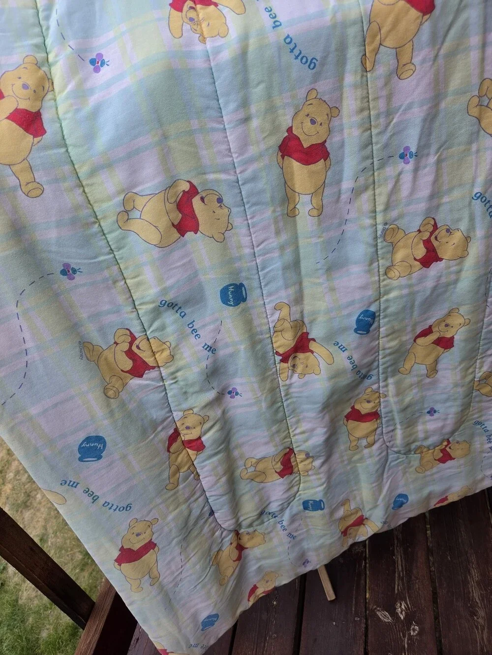 Vintage Y2K Pooh Bear Twin Comforter
